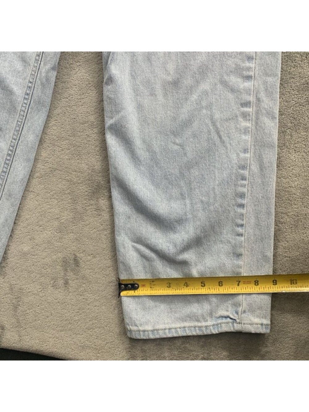 Hollister Baggy Jeans Mens 31x28” Blue Light Wash Denim Cotton Blend Casual - Picture 4 of 12